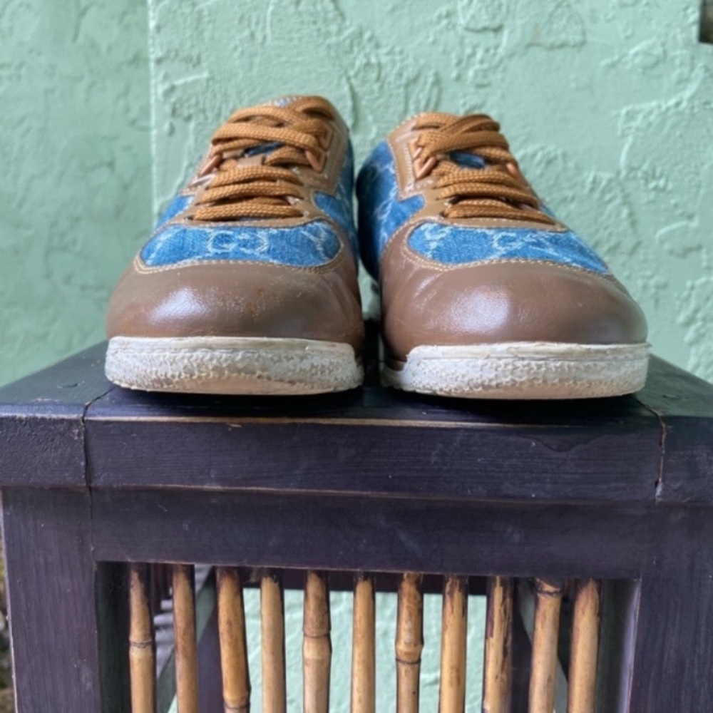 Gucci Tennis Shoes Sneakers 37.5 - Picture 4 of 13
